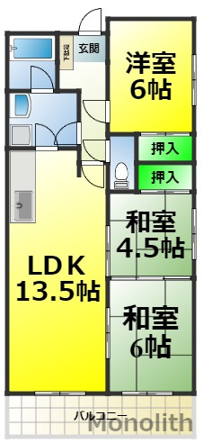 セルサス和泉の間取り