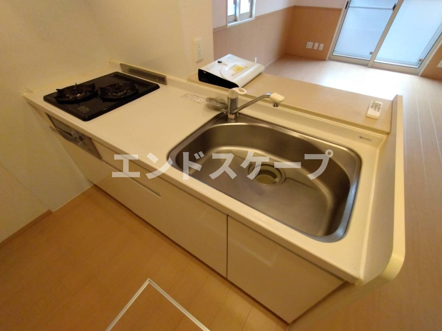 サンクブランシュ　Ｂのキッチン|高崎、前橋エリアのお部屋探しはエンドスケープまで！お客様の理想お聞かせ下さい♪