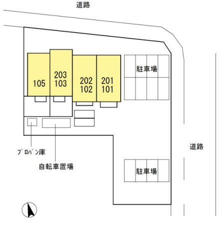 エスポワールの区画図