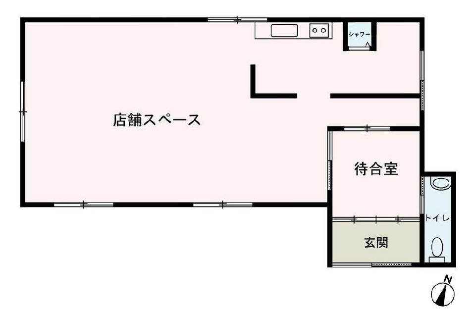 和歌山市田尻・店舗・70669の間取り