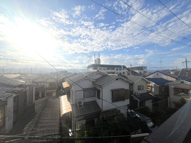 ◆完成物件◆自然素材の無垢材フローリング仕様◆並列駐車２台可能◆オール電化住宅◆伏見区羽束師鴨川町の展望|バルコニーからの眺望