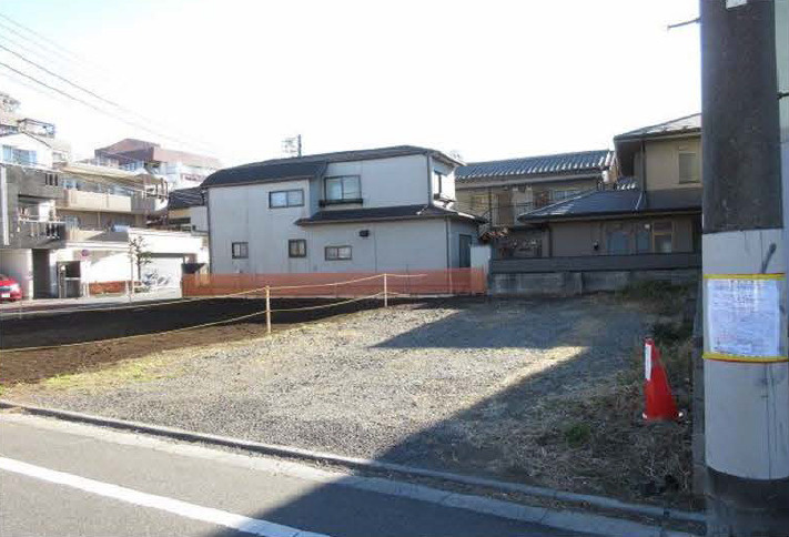板橋区南常盤台2丁目　土地約37坪×建築条件なし　限定1区画の外観