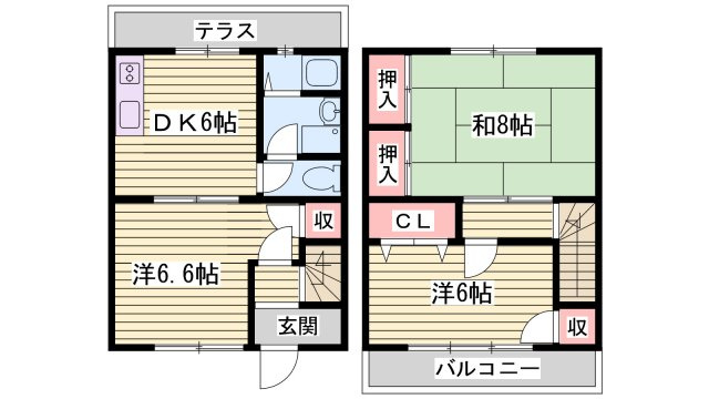 赤石パルメゾンの間取り
