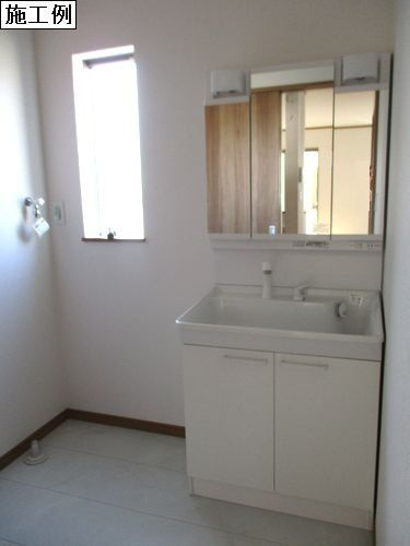 藤沢市辻堂太平台1丁目　新築戸建全３棟　3号棟の独立洗面台