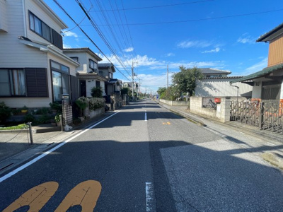 【前面道路含む現地写真】 | 春日部市小渕土地