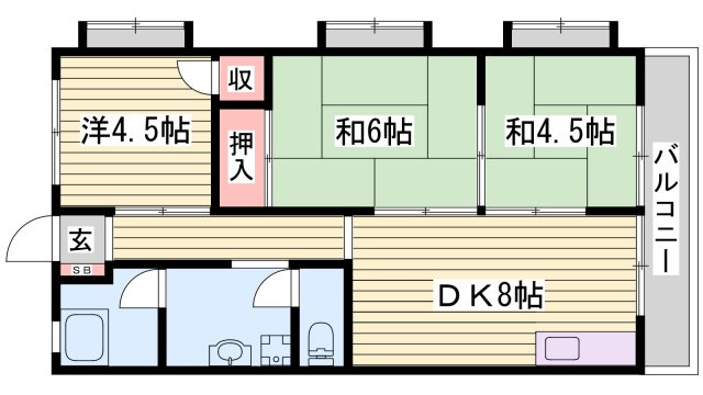 明伸ビルの間取り