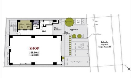 ＡＵＳＰＩＣＥ福岡天神の区画図