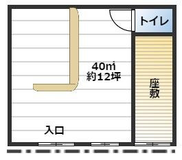 甲子園網引町貸店舗の間取り