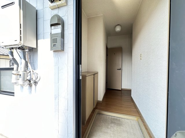 カーサ150　B棟の玄関