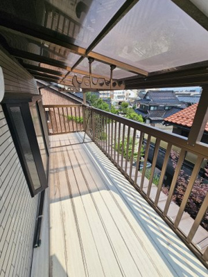 【バルコニー】 | 鳥取市行徳1丁目戸建て