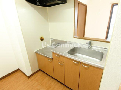 【キッチン】 | シャトゥＫ・ＴⅢ | ２口ガスコンロ設置可能なキッチン。