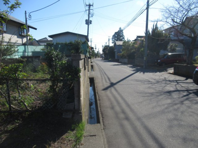 【前面道路含む現地写真】 | 能代市河戸川新屋布・売地