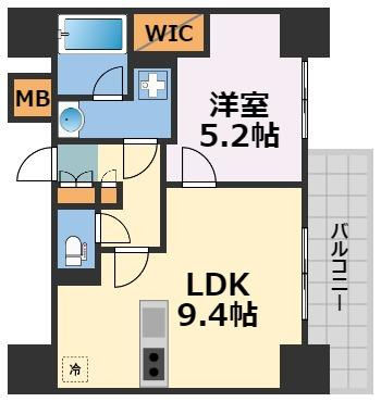 アーバネックス南森町EASTの間取り