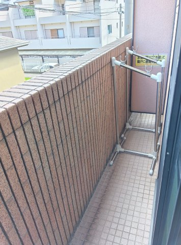 エクシール本山のバルコニー|陽当たり良好なバルコニーです