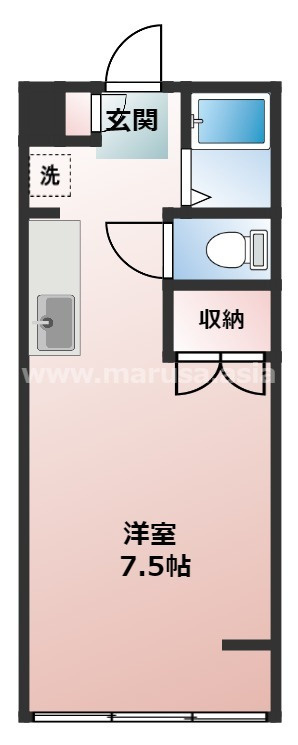 ライフシティ谷川の間取り