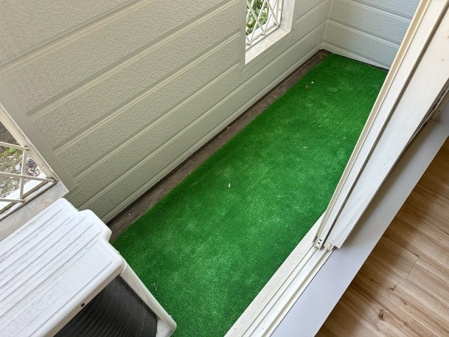 ハイツ山の手のバルコニー