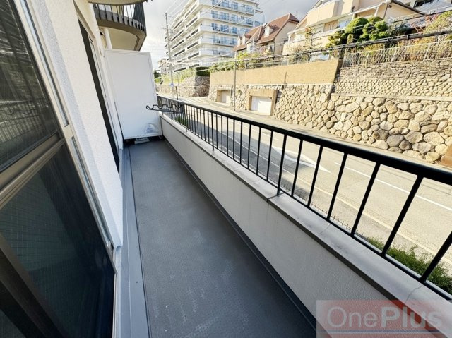 御影ハイツのバルコニー