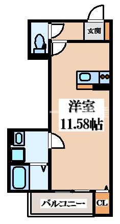 【間取り】 | F+style大蓮東２号館