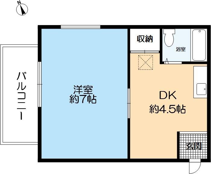 モンテ老松の間取り