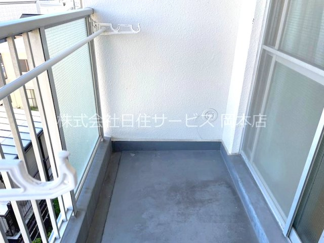 ラヴィアンヌ深江のバルコニー|南向きのベランダです。