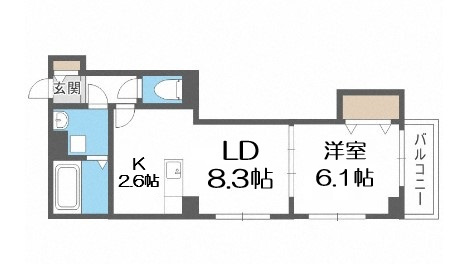 【間取り】 | エスポワール立葉