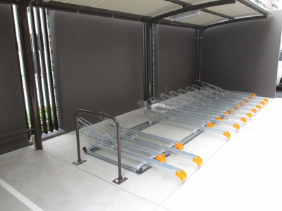 【その他共用部分】 | シェリールヒカリ | バイク置き場です