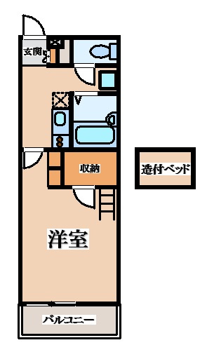 【間取り】 | レオパレス恩智北町ハイツ