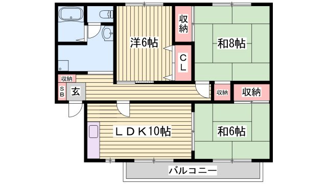 サンシャイン池上の間取り