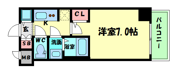 【間取り】 | サムティ難波VIVO