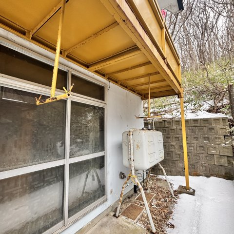 コーポエスポアールのエントランス