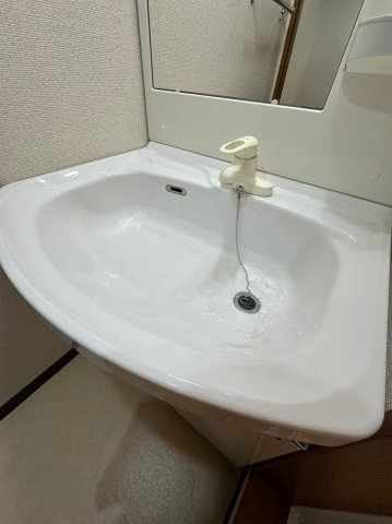 ヴィラソレイユの洗面所