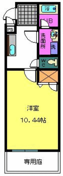 ヴィラソレイユの間取り