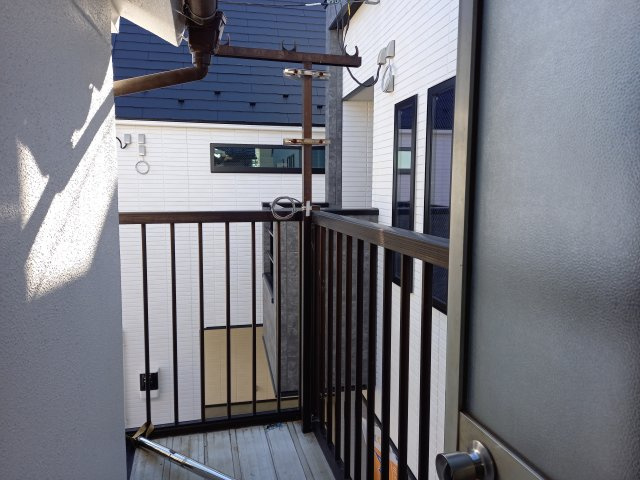 東京都北区志茂のバルコニー