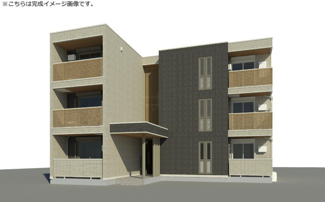 【外観】 | Presso-U | 建物外観パース