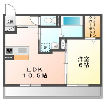 パームツリー　Ａの間取り