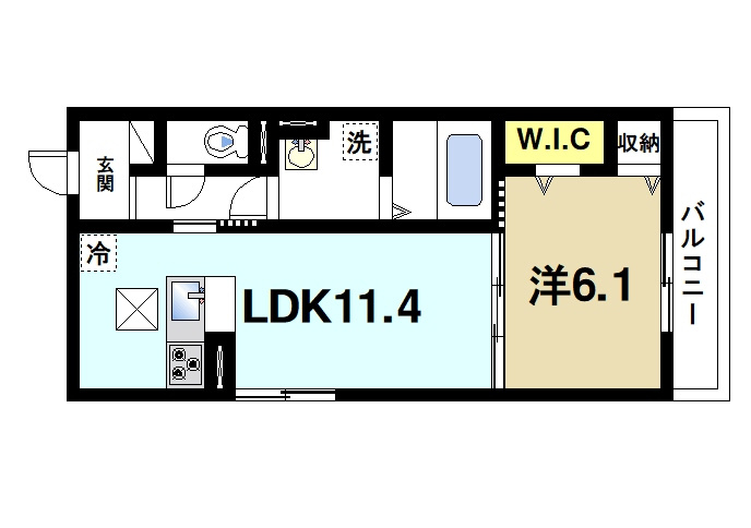 プラムルージュの間取り