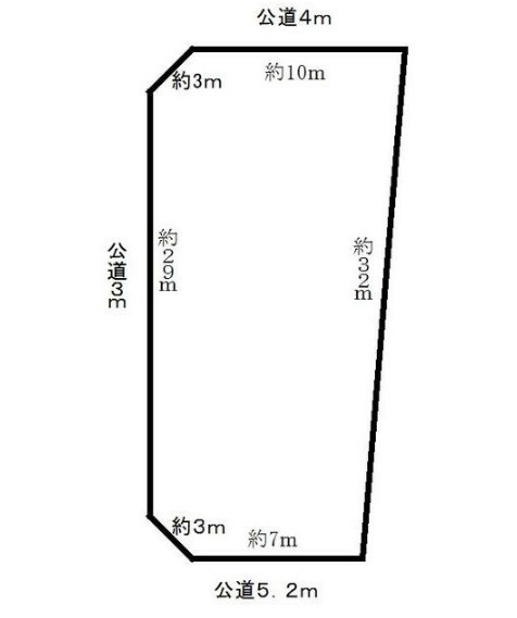 江南市宮田町の土地図