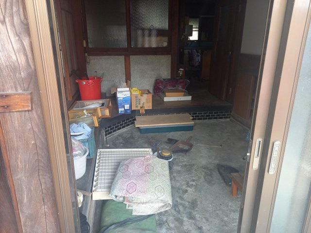 岐阜市柳津町上佐波の玄関