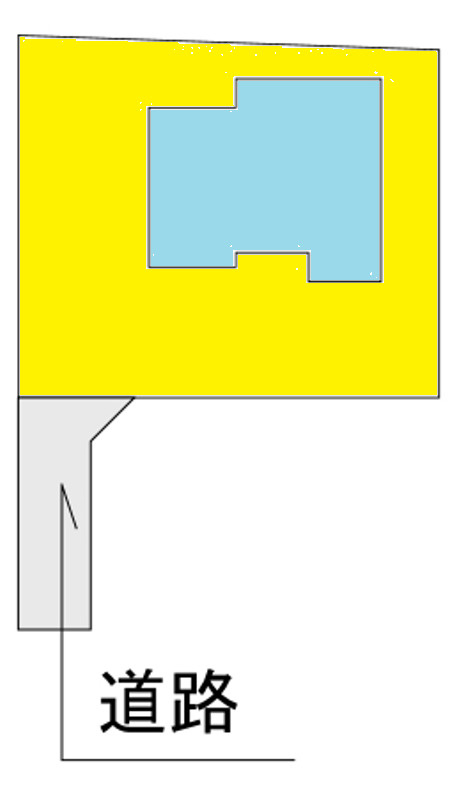 西牟田中古住宅の区画図