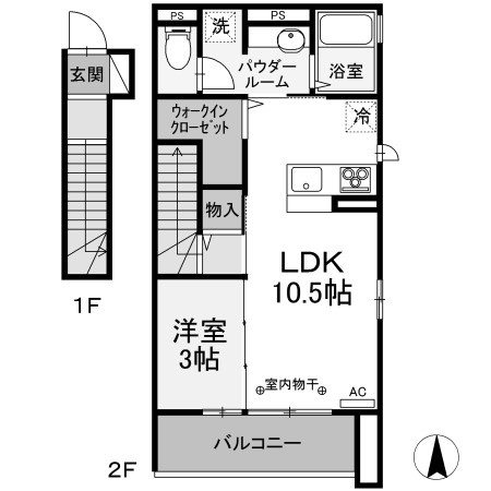 【間取り】 | サンライトレジデンスⅢ