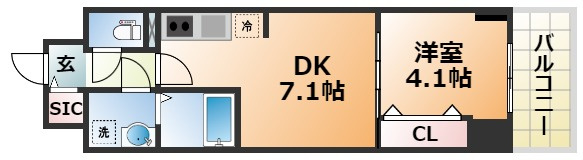 プレサンス神戸セレスティアの間取り