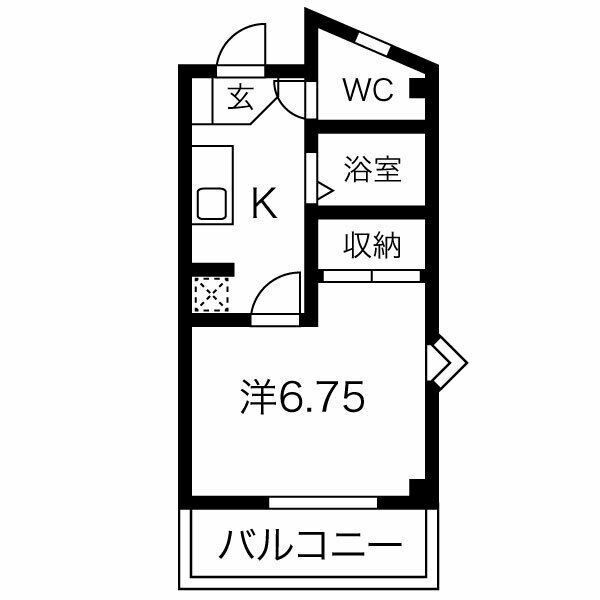 プリミエール八田の間取り