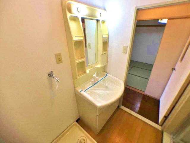 グレイスハイム大同の独立洗面台|朝の身支度には欠かせない独立洗面化粧台