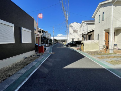 【前面道路含む現地写真】 | 草津市木川町　1期6号地