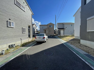 【前面道路含む現地写真】 | 草津市木川町　1期6号地