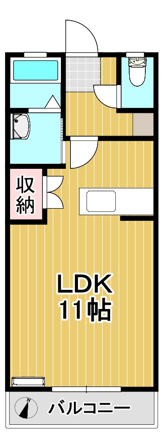 ミホ・コーポの間取り