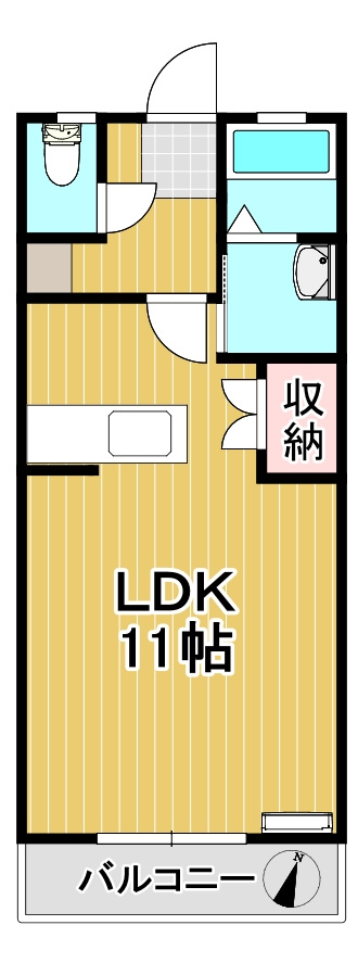 ミホ・コーポの間取り