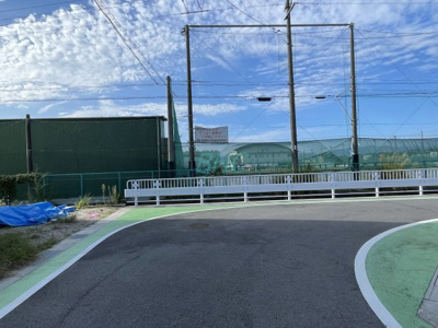 【前面道路含む現地写真】 | 草津市西渋川２丁目分譲地22号地