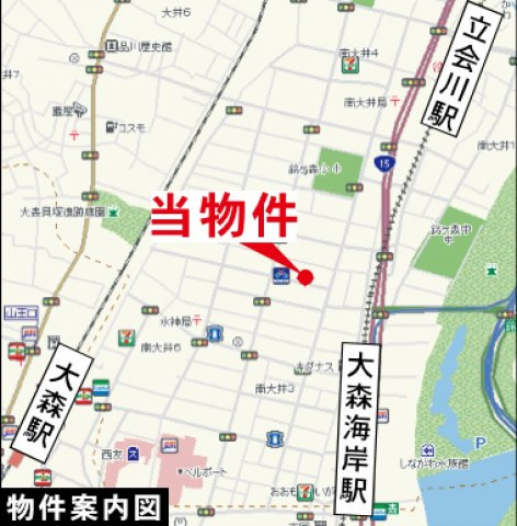 ニューバリュー南大井の地図