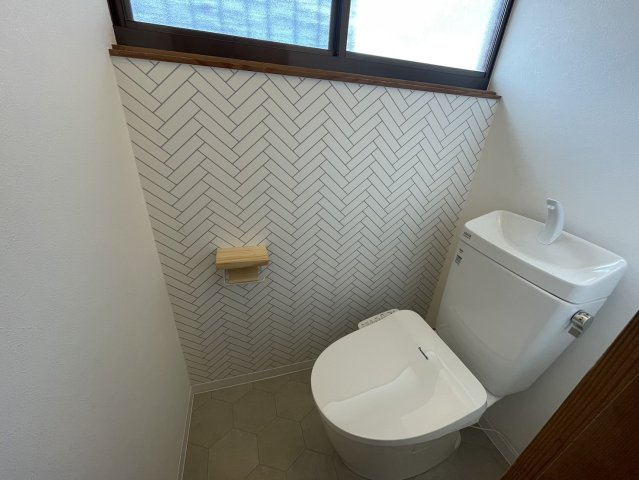 神田の一戸建てのトイレ